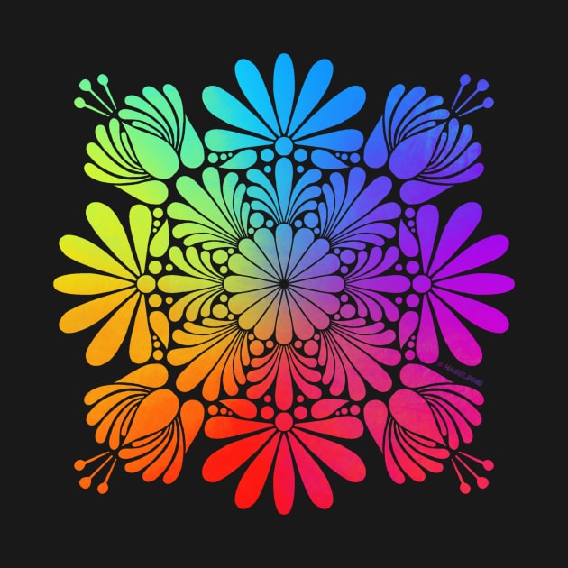 All the Wonderful Colours of the World Mandala by Shaseldine