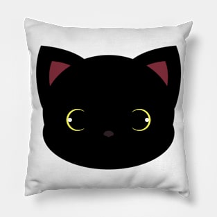 Cute Black Cat Pillow