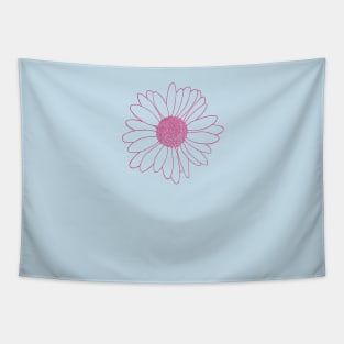 Daisy Hot Pink Tapestry