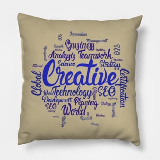 creative t shirt design Pillow