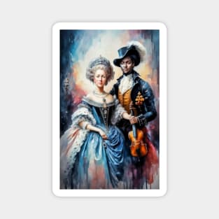 Queen Marie-Antoinette and Joseph Bologne Chevalier de Saint-Georges fictitious Magnet