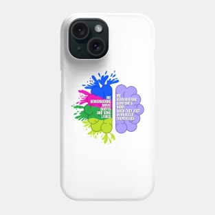 Autism Memory Issues Funny Design Perfect for Autistic People Phone Case