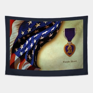 Purple Heart Tapestry