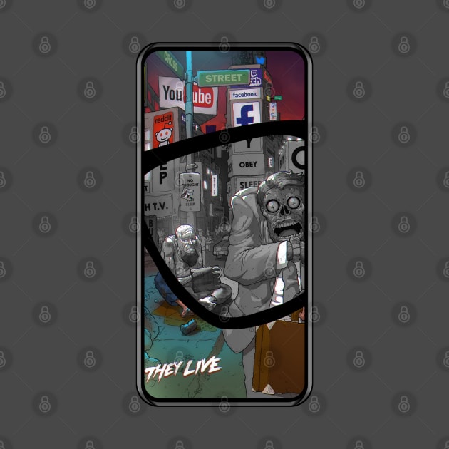 They Live android by Millionaire Merch