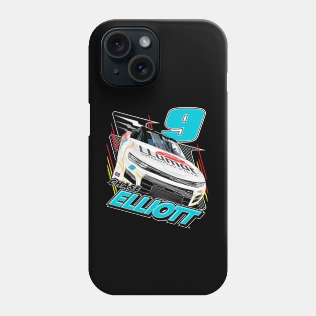 Chase Elliott Llumar Car Phone Case by art.Hamdan