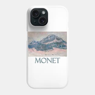 Mount Kolsaas Norway, Rose Refection  (1895) by Claude Monet Phone Case