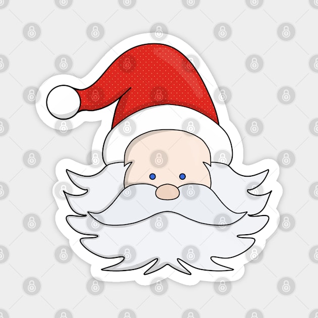 Cute Santa Claus Magnet by DiegoCarvalho