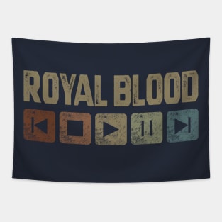 Royal Blood Control Button Tapestry