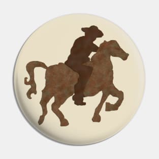 Cowboy on a Horse Pin