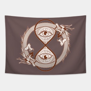 Ouroboros symbol Tapestry