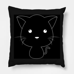 Cute Kitty Face Pillow