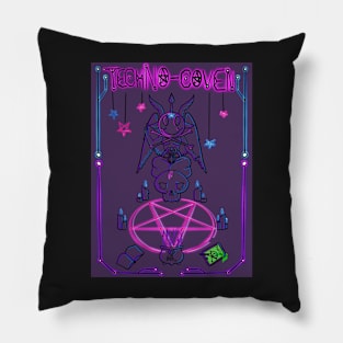 Mr Smiley Head, Techno-Coven GothCon 2022 Pillow