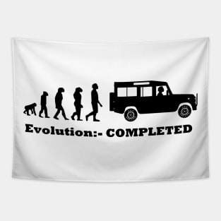 Evolution Completed - Defender Tapestry