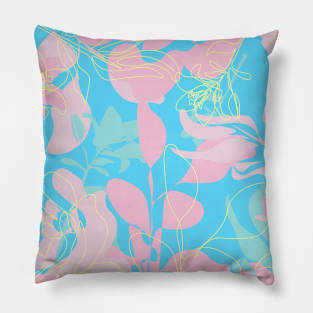 Pink garden Pillow