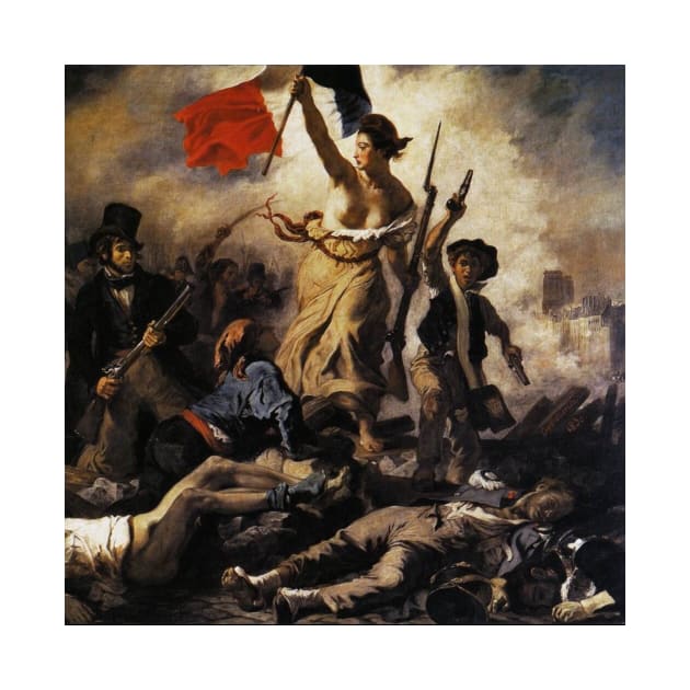 Liberty Leading the people Eugene Delacroix french art by CONCEPTDVS