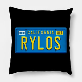 Rylos license plate Pillow