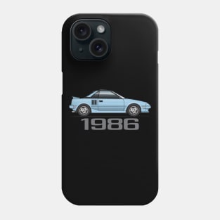 1986-Blue Phone Case