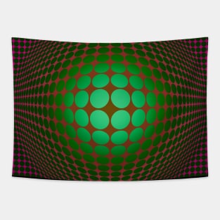 Homage to Vasarely 9 Tapestry