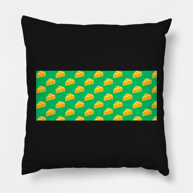 Green Cheese Pillow by IslandofdeDolls