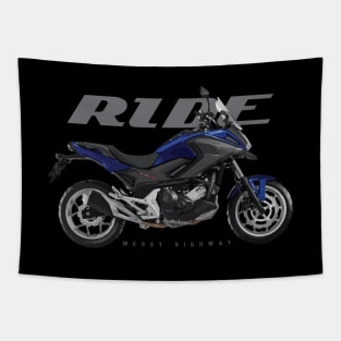 Ride nc blu black Tapestry