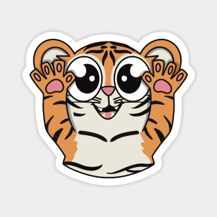 Happy Tiger Magnet