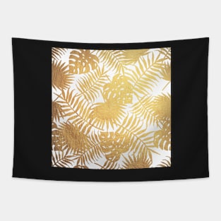 Golden Palm Tapestry