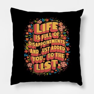 Sarcasm in Bloom funny Pillow