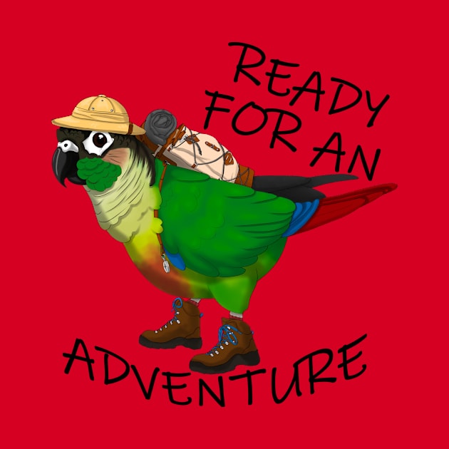 Ready for an Adventure Conure by ChaneyAtelier