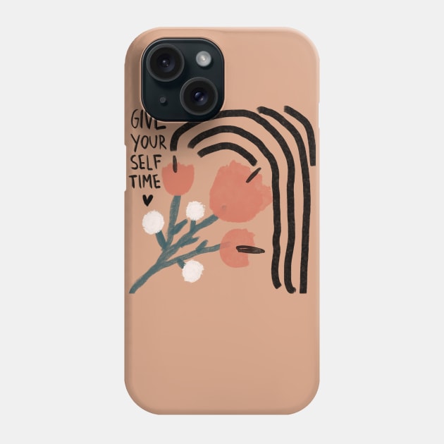 Give yourself time Phone Case by barbsiegraphy