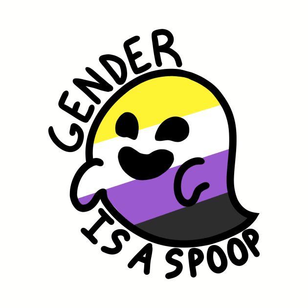 Gender is a Spoop (Non-Binary Ghost) by SaxPon3_UmiZee