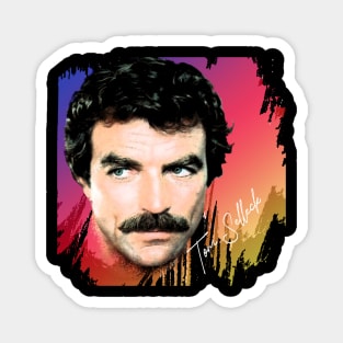 Tom Selleck-Retro Limited Edition Magnet