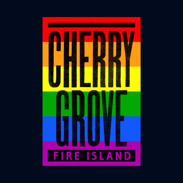 Cherry Grove Rainbow by MatchbookGraphics