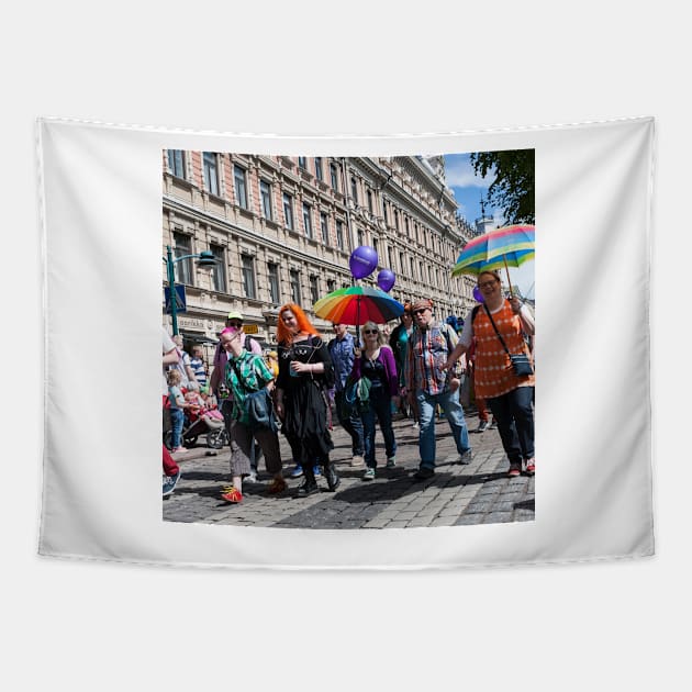 Gay Pride Tapestry by ansaharju