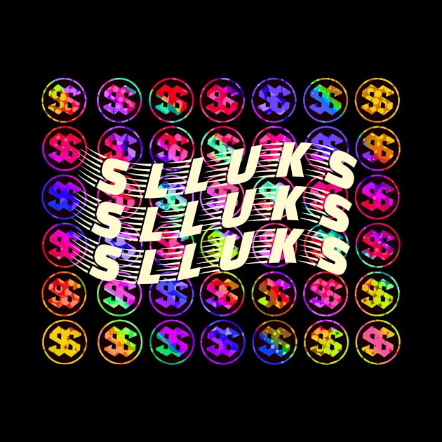 Super cool slluks brand letter logo music design by slluks_shop