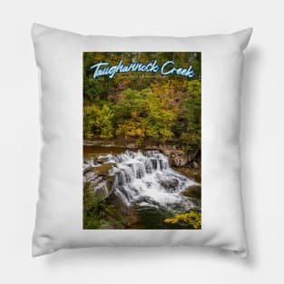 Taughannock Creek Tompkins County New York Pillow