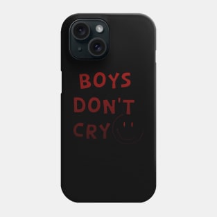 Boys don't care smiley Phone Case