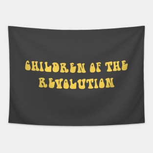 Children of the Revolution, mustard Tapestry