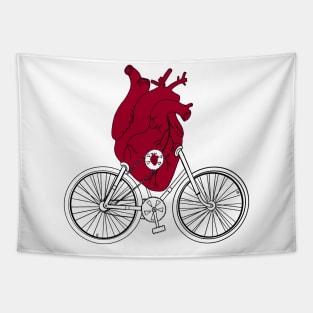 Heart bike Tapestry