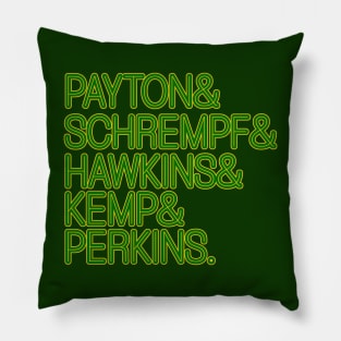 Seattle SuperSonics Retro 90s Lineup Fan Art Pillow