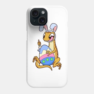 Fire salamander painting Easter eggs at Easter Phone Case