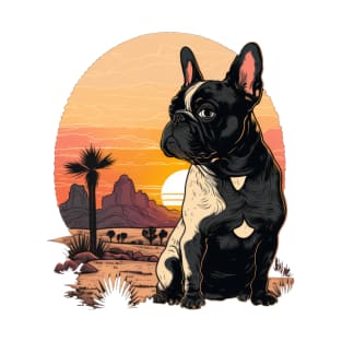 Black french bulldog T-Shirt