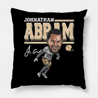 Johnathan Abram New Orleans Cartoon Pillow