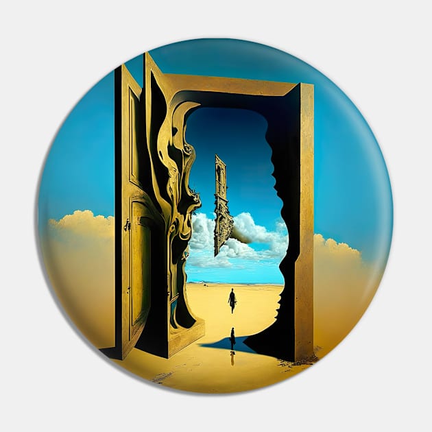 [AI Art] “EXIT”, inspired by the works of a surrealist master Pin by Sissely