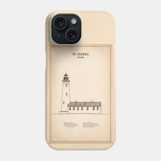 St. Marks Lighthouse - Florida - SD Phone Case