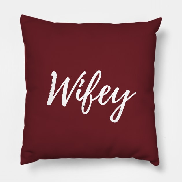 Wifey Pillow by Haministic Harmony