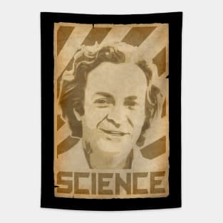 Richard Feynman Retro Science Tapestry