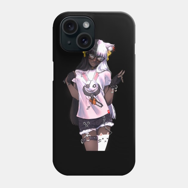 Nekogirl Phone Case by ArchiriUsagi