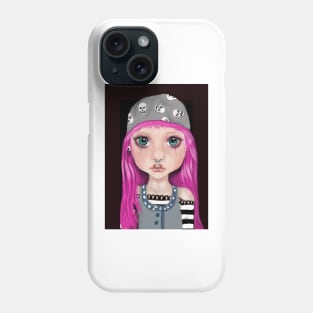 Punk big eyes Phone Case