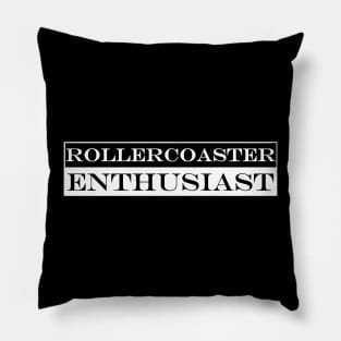 rollercoaster enthusiast Pillow