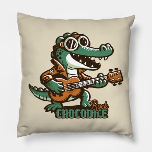 Crocodile Rock // Retro Music Fan Pillow